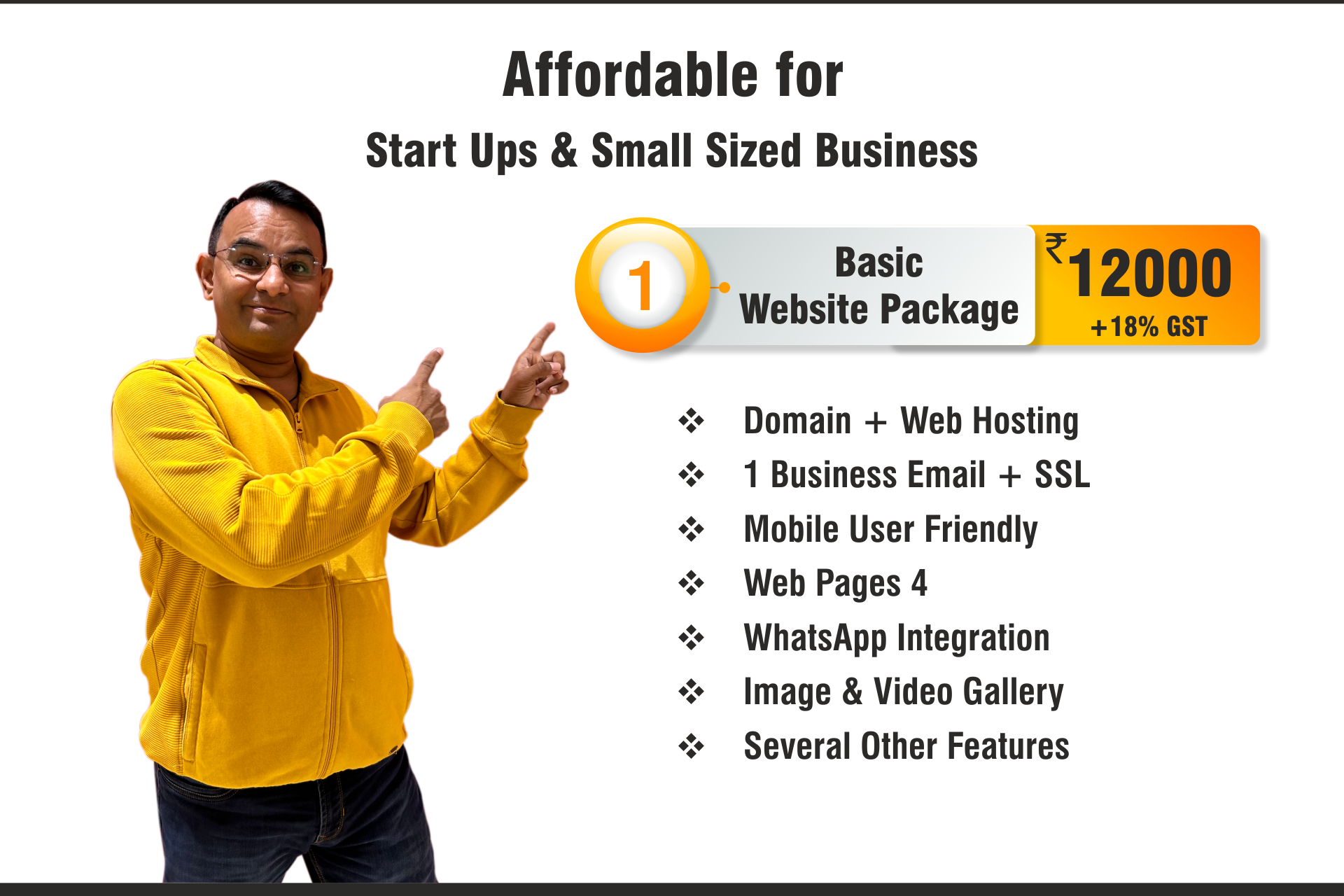 Basic Website Designing Package