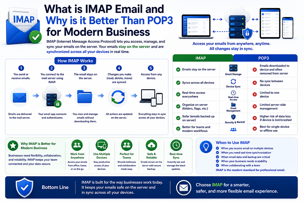 What is IMAP Email and Why is it Better Than POP3 for Modern Business Webomatic