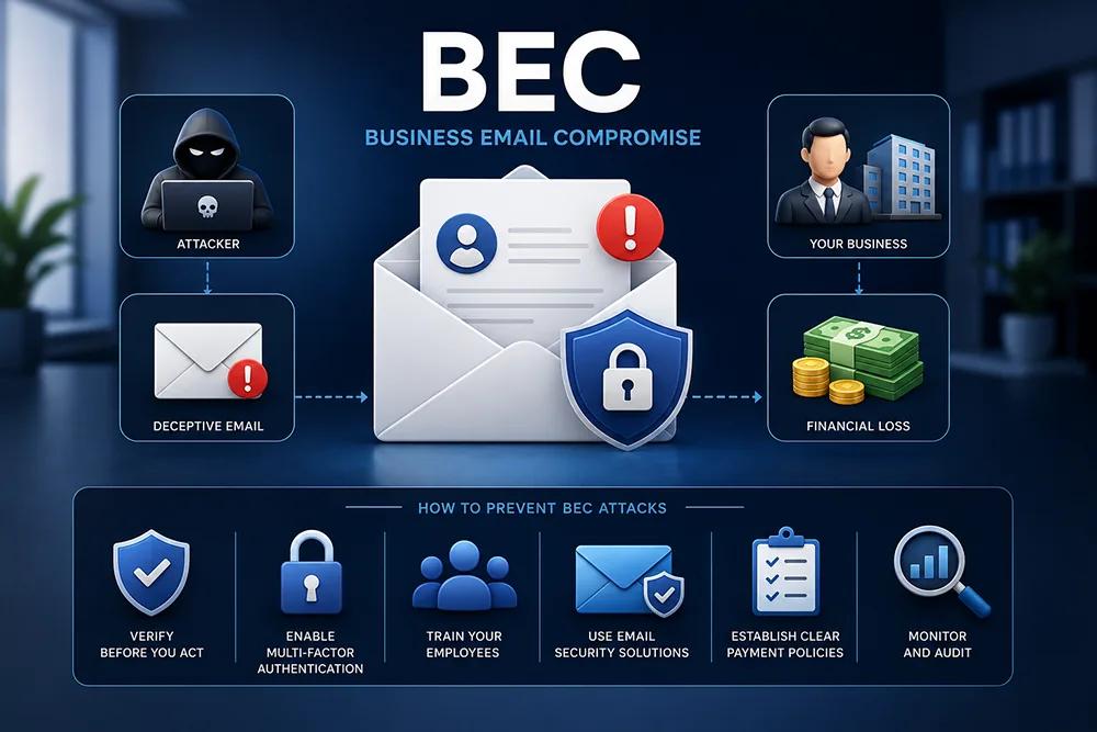 What is Business Email Compromise (BEC) and How to Prevent It Webomatic