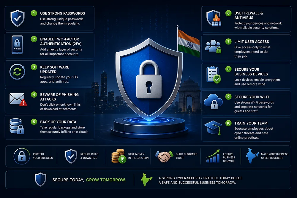 Top Cyber Security Practices Every Business Owner in India Should Follow Webomatic