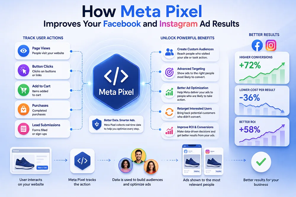 How Meta Pixel Improves Your Facebook and Instagram Ad Results Webomatic