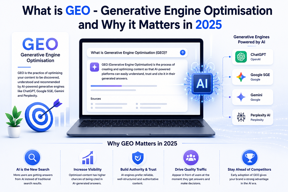 What is GEO - Generative Engine Optimisation and Why it Matters in 2025 Webomatic