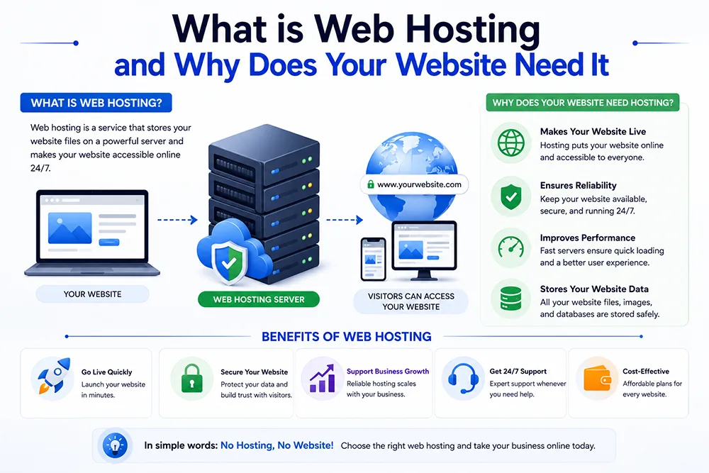 What is Web Hosting and Why Does Your Website Need It Webomatic