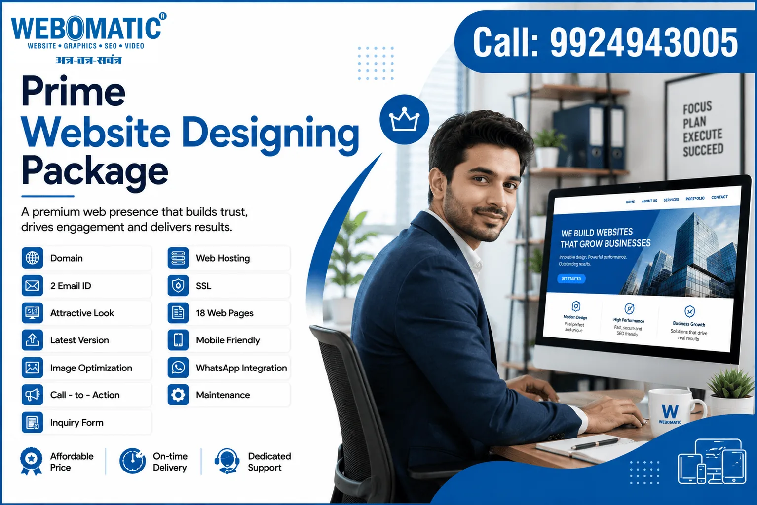 Prime Package Website Designing in Ahmedabad